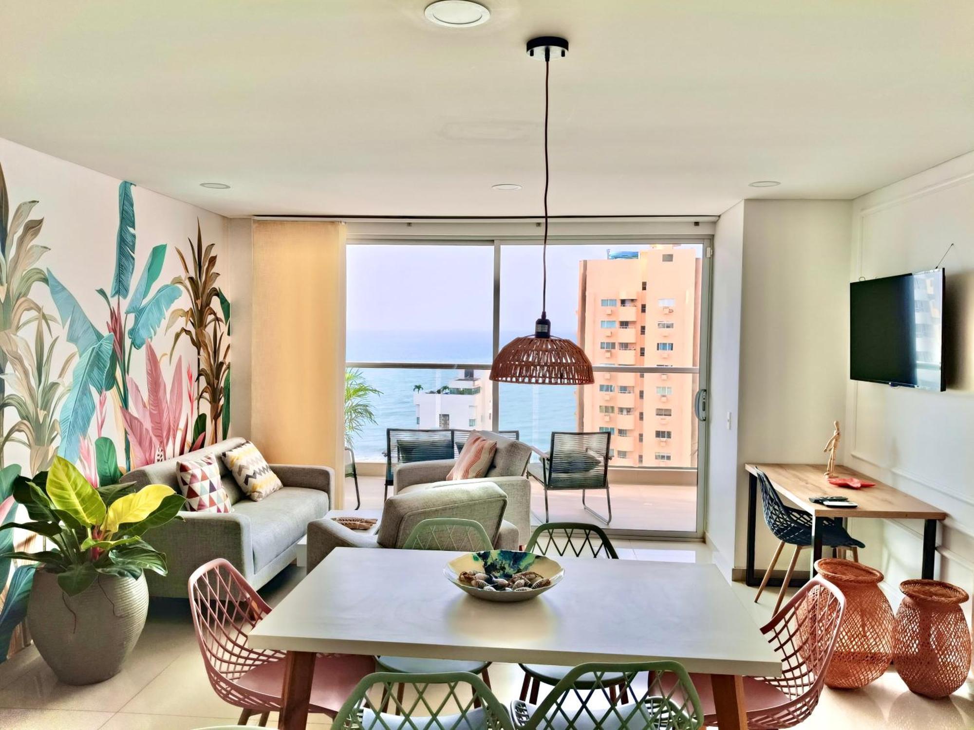 Apartamento Relax & Sunsets,near & Historic Center Cartagena